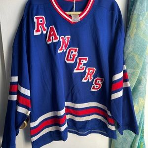Vintage NHL Rangers knit jersey